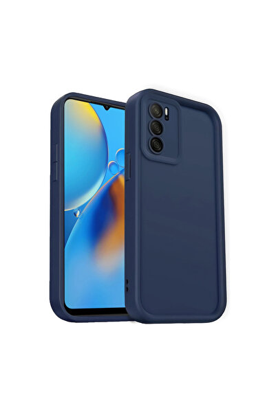 Twin Store غطاء سيليكون فييرا A16 - أزرق بحري