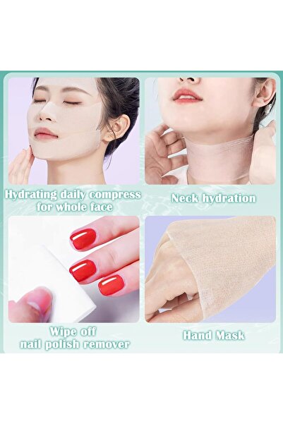 Yelajoy 200-piece Stretchable Luxury Cotton Pads for Facial Cosmetics, Open & Closed Soft Moisturizi