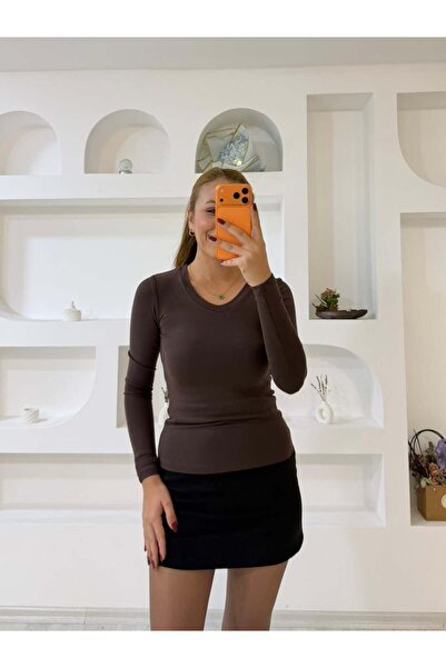 İrka Moda Buzi V Yaka Bluz