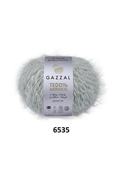 GAZZAL İPLİK Gazzal Teddy Merino Premium Πλεκτικό Νήμα Πολυτελείας 5 Τεμαχίων...