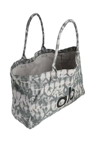 AIO Alo Yoga Single-Shoulder Canvas Bag, Large-Capacity Shopping & Sports Tote - Gray