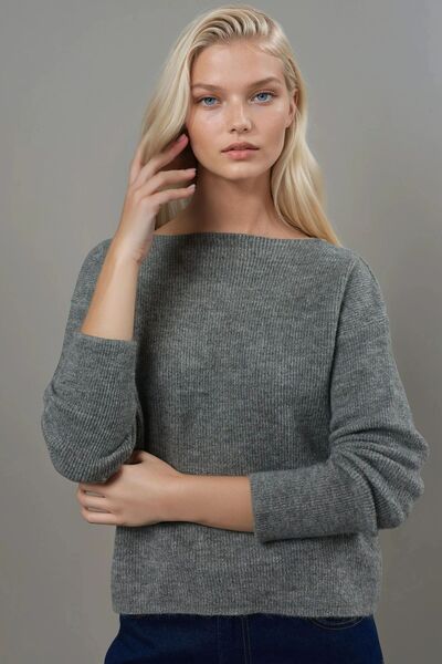 Hiccup Πλεκτή ζακέτα διπλής χρήσης με κουμπιά με λαιμόκοψη εξαιρετικά απαλή