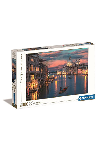 Cities Orașe Canal Grande Italia puzzle 2000 piese Clementoni