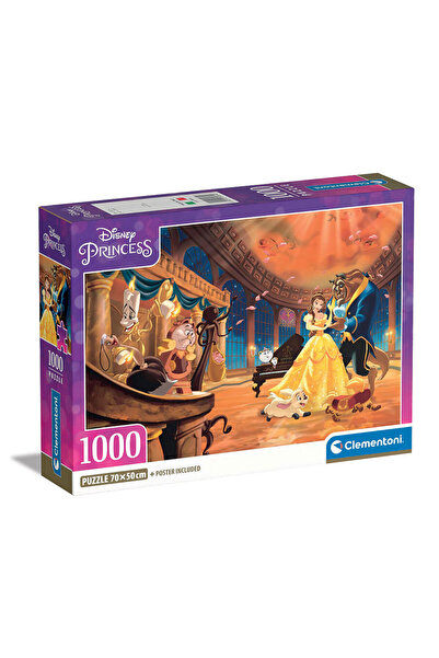 PRİNCESS Prințesele Disney Beauty and the Beast Puzzle Clementoni cu 1000 de ...