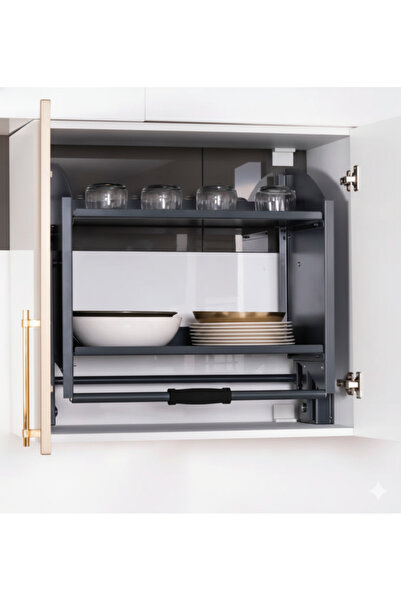 Keskin Metal Tasarım DOLAP İÇİ ASANSÖRLÜ RAF 90 CM