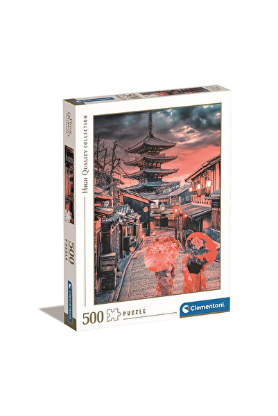 Cities Orașe Evening in Kyoto Puzzle japonez de 500 de piese Clementoni