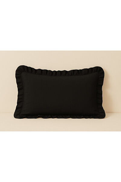 Belomia Home Collection 100% Βαμβακερή Μαξιλαροθήκη με βολάν 50x70 εκ. ~ 1 Τε...