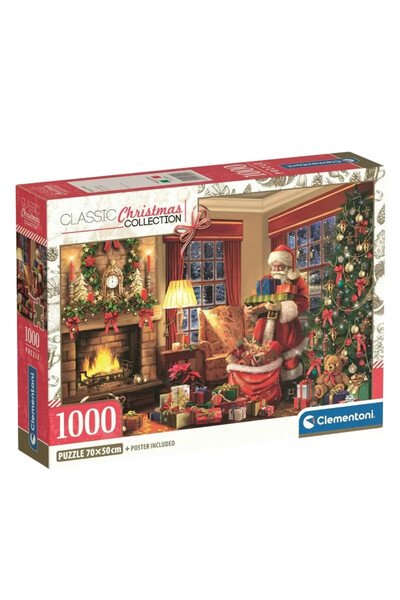 Christmas Christmas Santa's Visit Clementoni Puzzle 1000 Pieces