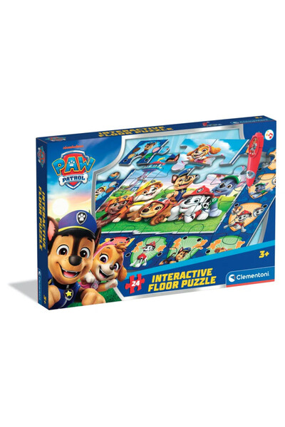 PAW PATROL Интерактивен пъзел от 24 части за екипа на Paw Patrol - Clementoni