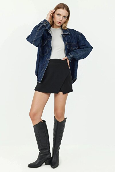 Hiccup High Waist Mini Shorts Skirt