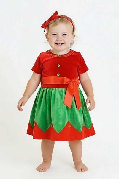 OEM Little girl's elf dress Christmas party Ideea Atelier