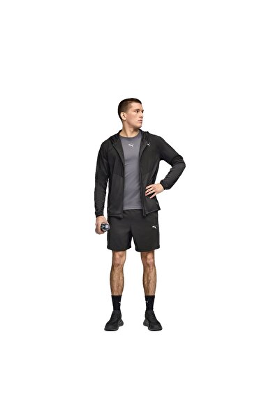 Puma Flex Fabric Mix Jacket Men's Black Running Jacket Men's Running Jacket 527588