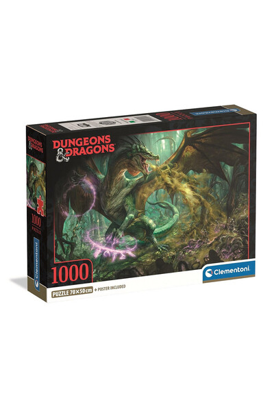 DUNGEONS & DRAGONS Poison Puzzle Compact 1000 piese Clementoni