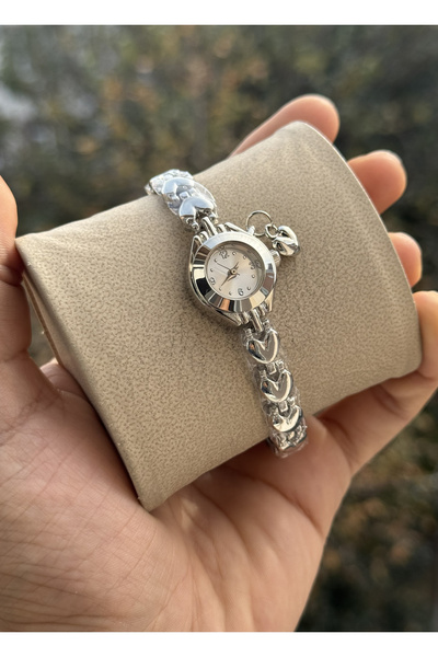 Tulpar New Season Special Design Charmy Minimal Case Heart Cord Women's Wristwatch