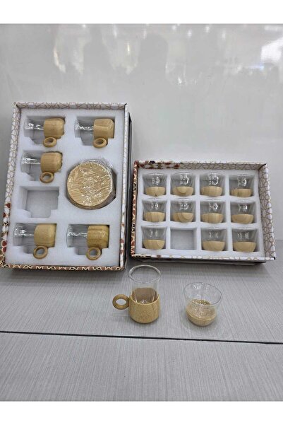 Generic Tea and coffee cup set, 24 pieces