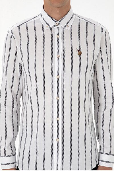 U.S. Polo Assn. U.S. Polo Assn. Regular Fit Button-Down Collar 100% Cotton Shirt