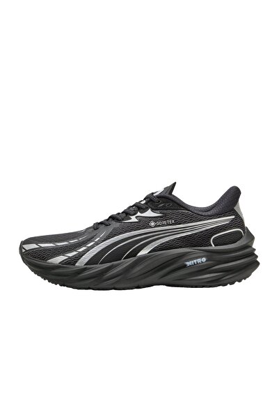 Puma Velocity Nitro 4 Gore-Tex Erkek Siyah Yol Koşusu Ayakkabısı ERKEK YOL KOŞUSU AYAKKABISI
