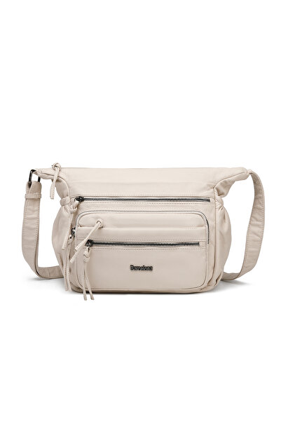 Hüvendo حقيبة كتف نسائية طويلة متعددة الجيوب من برشلونة، حقيبة كتف رياضية وكا...