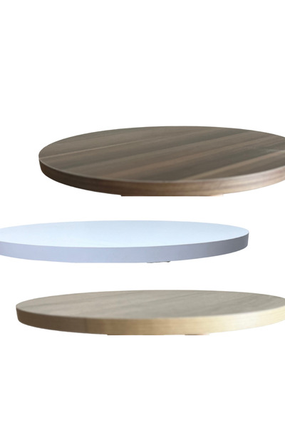 HAMADEX 40 cm Çapında Yuvarlak MDF Sehpa Tablası | Hazır Kurulu Aparatlı | Al...