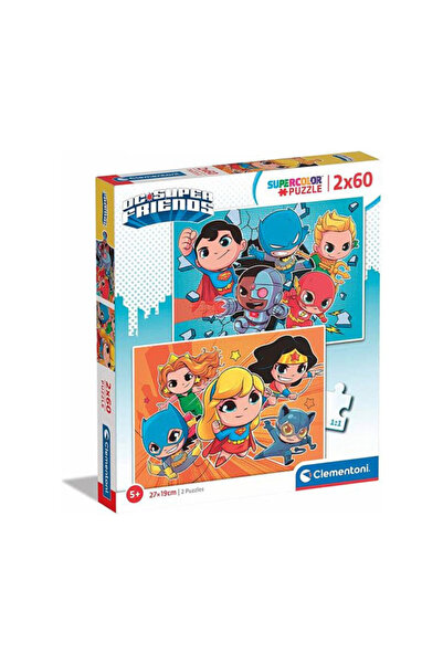 Justice League Justice League Mini Friends Παζλ Clementoni DC Super Hero 2x60...