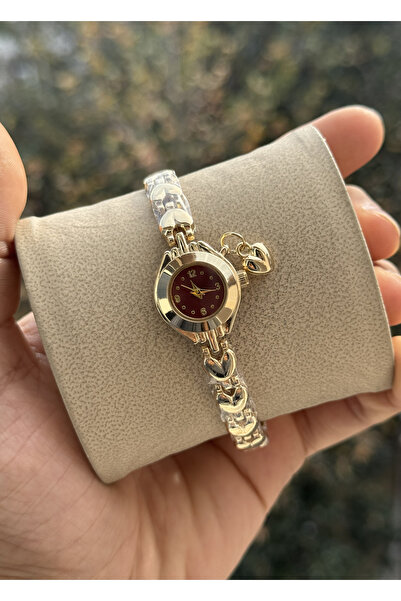 Tulpar New Season Special Design Charmy Minimal Case Heart Cord Women's Wristwatch