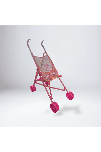 Universul Jucăriilor Foldable doll stroller – pink with Printed