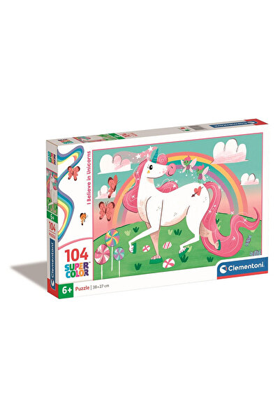UNICORN Believe Puzzle Clementoni 104 pieces