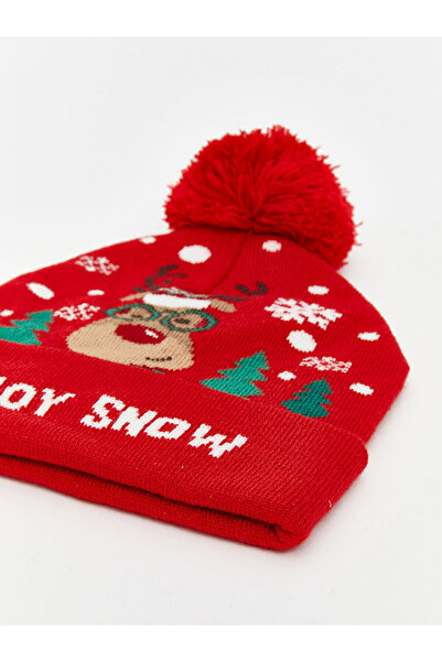 LC Waikiki New Year's Themed Boy's Beret (W5)