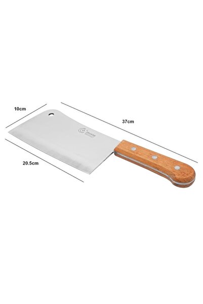 cc bin shihon 8-inch meat cleaver, high-quality rust-resistant stainless steel