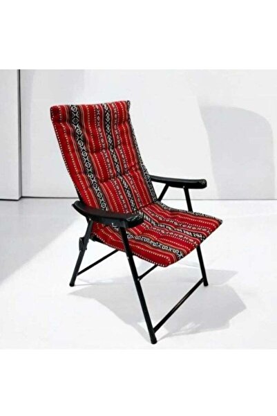 smart home Traditional Folding Padded Camping Chair – Portable for Camping & Garden (45×45×92 cm