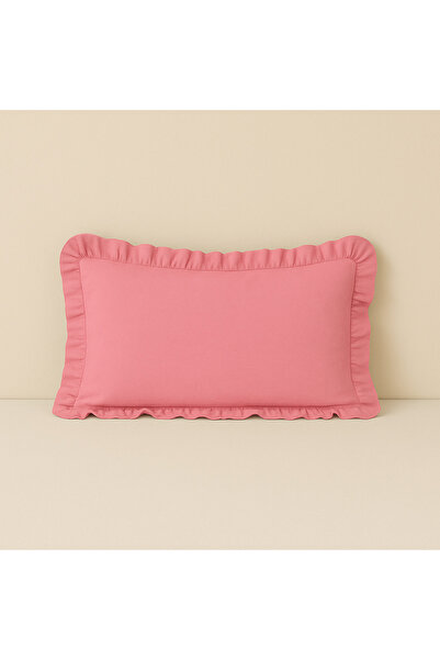 Belomia Home Collection 100% Βαμβακερή Μαξιλαροθήκη με βολάν 50x70 εκ. ~ 1 Τε...