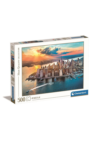 Cities Orașe Sunset Puzzle de 500 de piese New York Clementoni