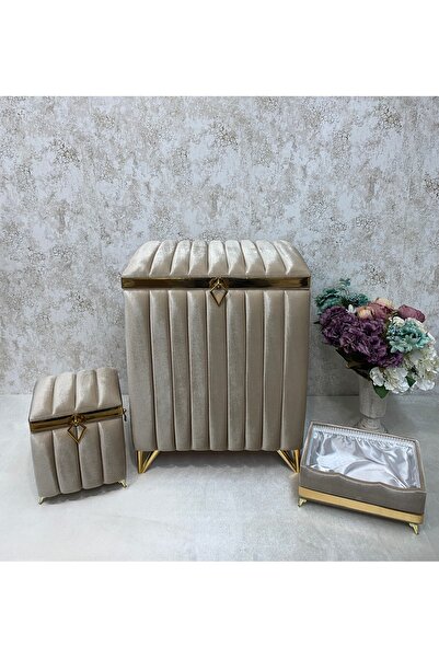 Beyza Kapitone Çamaşır sepeti