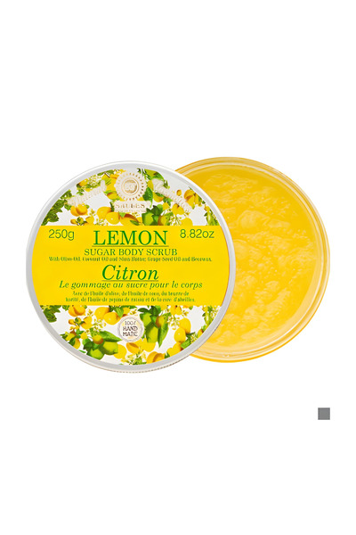 Saules Fabrika Saules Exfoliant Corp cu Zahar aroma de Lamaie 250g