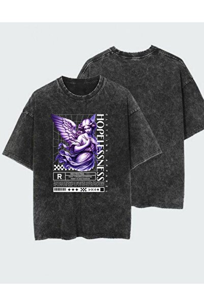 DEEFWEAR Τυπωμένο πλενόμενο αντίκα Unisex T-shirt