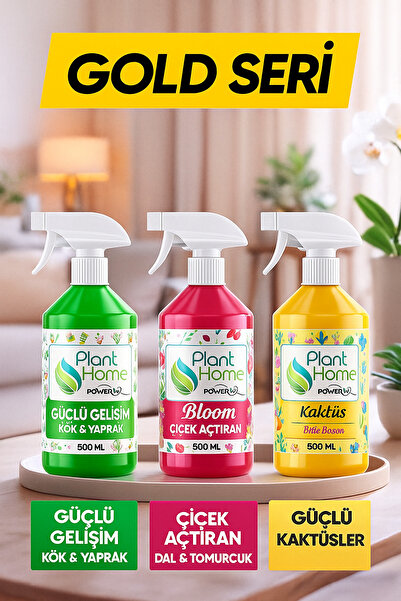 Plant Home Power Mix Plant Home Bitki Besini 3lü Seti 500 ml & Hızlı Emilim –...