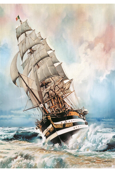 CARS Amerigo Vespucci Vehicle Compact Puzzle with 1000 pieces Clementoni