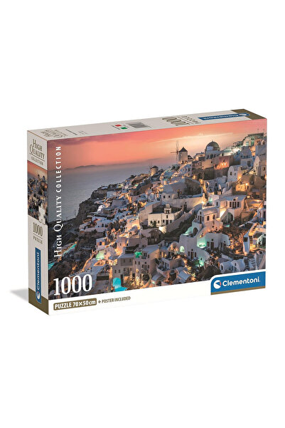 Cities Cities Santorini Greece 1000 piece puzzle Compact Clementoni