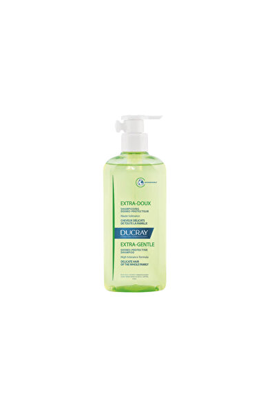 Ducray Pump shampoo for sensitive scalp, Extra Doux Mild 400 ml