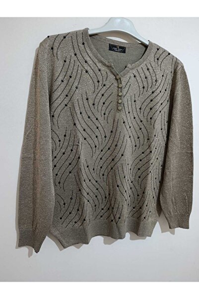 anne moda ankara Ανώτερης ποιότητας, Στάνταρ μέγεθος, Μακρύ μανίκι, Μείγμα βαμβακιού και ακρυλικού, Κομψό, Πλεκτό πουλόβερ/μπλούζα