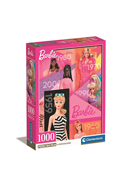 Barbie Years Compact puzzle of 1000 pieces Clementoni