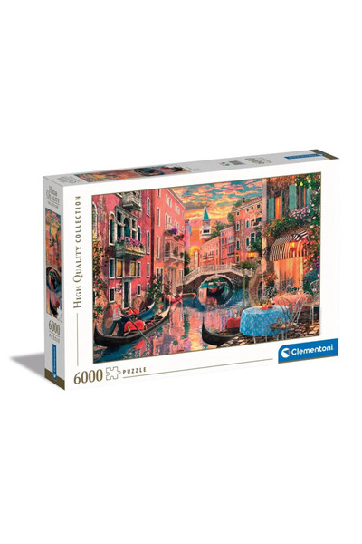 Cities Orașe Evening Sunset Puzzle Venice 6000 de piese Clementoni