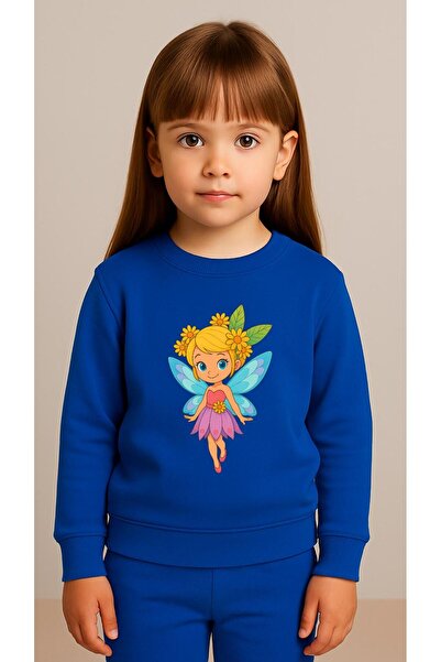 playwear Παιδικό Φούτερ Σετ Παιδικών Ρούχων KELEBEK BARBIE με στάμπα για Κορί...