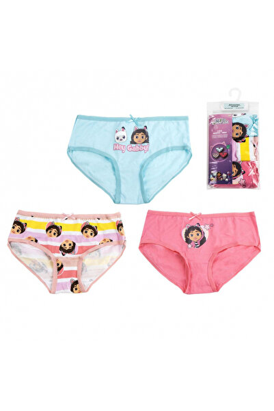 Gabby's Dollhouse Set 3 perechi chiloti din bumbac