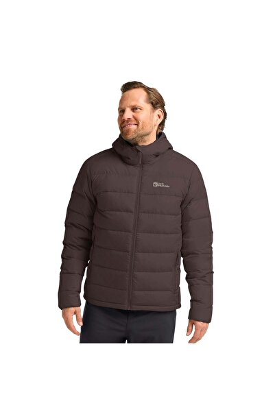Jack Wolfskin Ather Down Hoody Rds Erkek Kahverengi Outdoor Ceketi ERKEK OUTDOOR