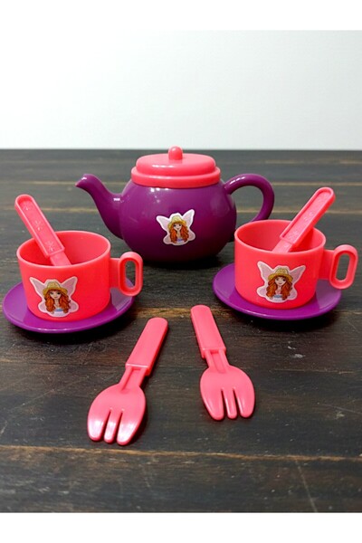 a v d a Tea & Coffee Time 9 Piece Toy Tea and Coffee Clock Set