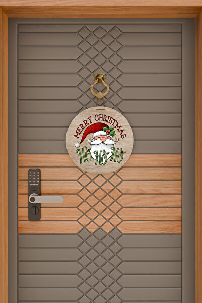 Dormot Ψηφιακή εκτύπωση υψηλής ποιότητας, Πρωτοχρονιά, Καλά Χριστούγεννα, Στολίδι πόρτας με θέμα την Πρωτοχρονιά, Στολίδι τοίχου