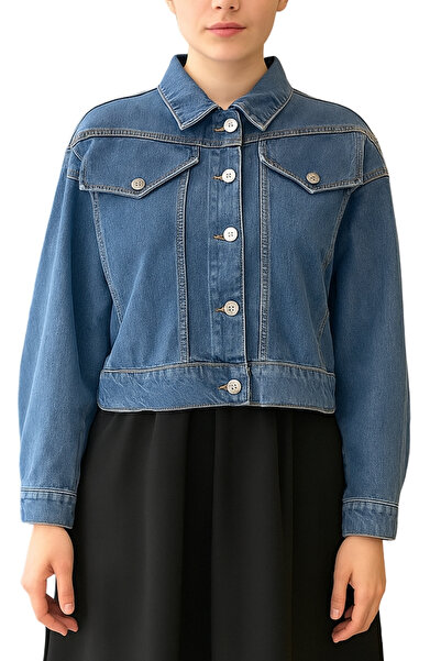 Qualia Butik قميص الدنيم النسائي