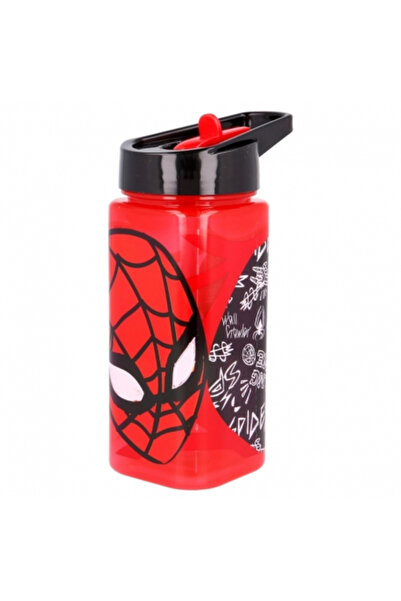 SPIDERMAN Plastic rectangular water bottle, Urban Web 530 ml