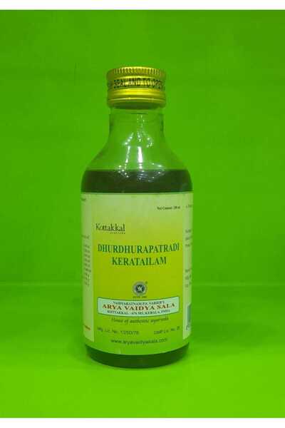 kottakkal arya vaidya sala Dhurdhurapatradi Keratailam 200ml (1 Bottle)